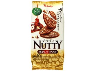東ハト ナッティ 焦がしキャラメル４０ｇ ×12 【全国送料込】(沖縄・離島除く)の画像