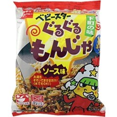 ベビースター ぐるぐるもんじゃソース味 ×12の画像