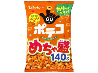 東ハト めちゃ盛ポテコ コンソメ味１４０ｇ   ×12 【全国送料込】(沖縄・離島除く)の画像