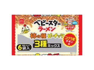 ベビースターラーメン 柿の種ミックス６袋入 ×15 【全国送料込】(沖縄・離島除く)の画像