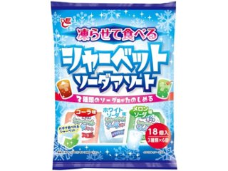 エース 凍らせて食べるシャーベットソーダアソート   ×16 【全国送料込】(沖縄・離島除く)の画像