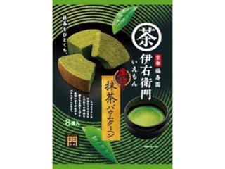 伊右衛門 厚切り抹茶バウムクーヘン ８個   ×12 【全国送料込】(沖縄・離島除く)の画像