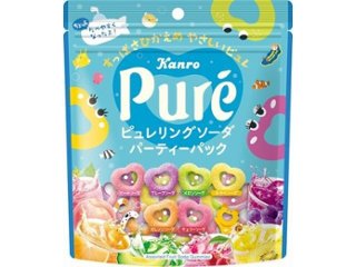 カンロ ピュレリングソーダパーティーパック１５６ｇ ×4 【全国送料込】(沖縄・離島除く)の画像