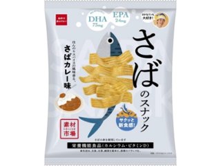 おやつカンパニー 素材市場 さばのスナックさばカレー６１ｇ ×24 【全国送料込】(沖縄・離島除く)の画像