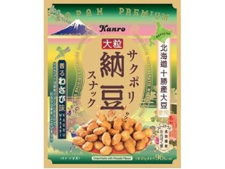 カンロ サクポリ納豆スナック香るわさび味 ２０ｇ  ×10 【全国送料込】(沖縄・離島除く)の画像