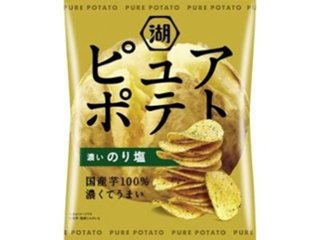 湖池屋 ピュアポテト 濃いのり塩５２ｇ  ×12 【全国送料込】(沖縄・離島除く)の画像