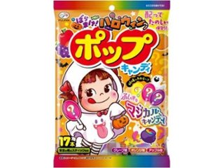不二家 ハロウィンポップキャンディ袋 １７本 ×6 【全国送料込】(沖縄・離島除く)の画像