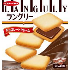 イトウ製菓 ラングリー チョコレートクリーム１２枚 ×6の画像