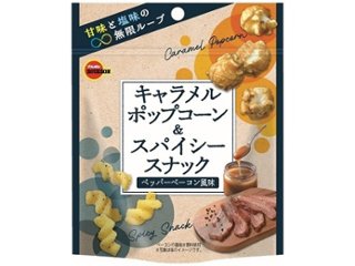 ブルボン キャラメルポップコーン＆スパイシー３３ｇ ×24 【全国送料込】(沖縄・離島除く)の画像