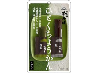 榮太樓 ひとくちようかん塩・抹茶４本入 ×40 【全国送料込】(沖縄・離島除く)の画像