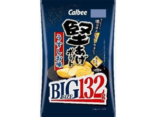 カルビー 堅あげポテトうすしお味ＢＩＧ １３２ｇ  ×12 【全国送料込】(沖縄・離島除く)の画像