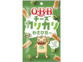 ＱＢＢ チーズカリカリ わさび豆入り３０ｇ ×60 【全国送料込】(沖縄・離島除く)の画像
