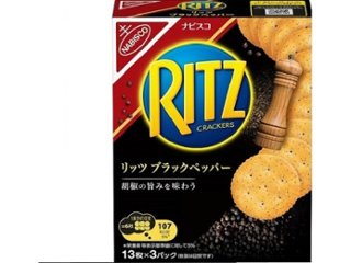 リッツ ブラックペッパー クラッカー１３枚×３Ｐ ×40 【全国送料込】(沖縄・離島除く)の画像
