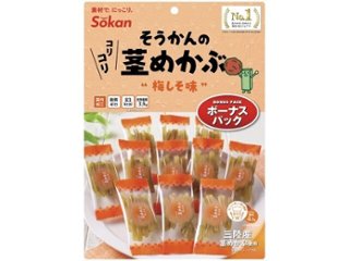 壮関 そうかんの茎めかぶ梅しそボーナスパック９９ｇ ×72 【全国送料込】(沖縄・離島除く)の画像