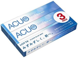 ロッテ ＡＣＵＯクリアブルーミント３Ｐ ×100 【全国送料込】(沖縄・離島除く)の画像