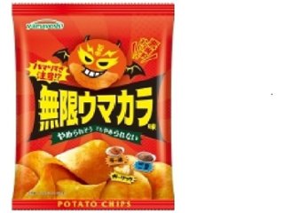 山芳 ポテト 無限ウマカラ味  ×12 【全国送料込】(沖縄・離島除く)の画像