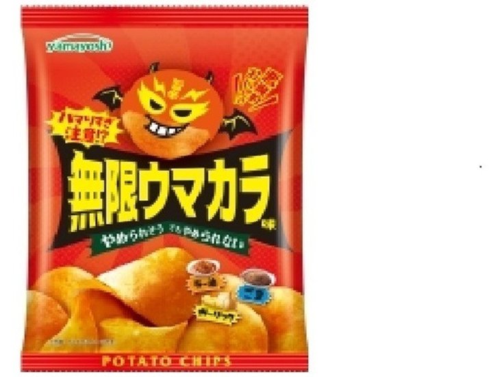 山芳 ポテト 無限ウマカラ味  ×12 【全国送料込】(沖縄・離島除く)画像