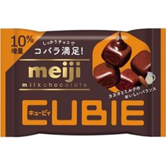 明治 ミルクチョコレートＣＵＢＩＥ ４２ｇ ×10の画像