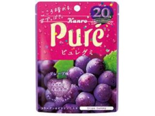 カンロ ピュレグミ グレープ５６ｇ   ×6 【送料込】(一部地域別途)の画像