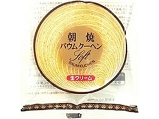 かし原 朝焼バームクーヘン 生クリーム ×12 【送料込】(一部地域別途)の画像