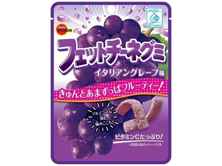 ブルボン フェットチーネグミイタリアングレープ味 ×10 【送料込】(一部地域別途)画像