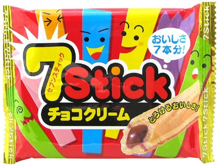やおきん セブンスティックチョコクリーム ７本  ×12 【送料込】(一部地域別途)画像