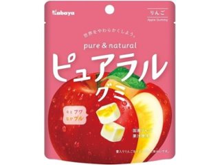 カバヤ ピュアラルグミ りんご５８ｇ ×8 【送料込】(一部地域別途)の画像