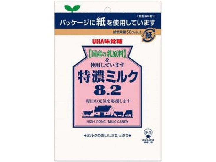 味覚糖 特濃ミルク８．２袋 ８８ｇ ×6 【送料込】(一部地域別途)画像