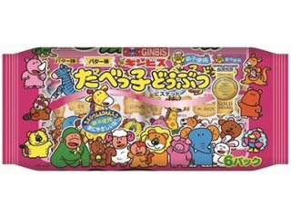 ギンビス たべっ子どうぶつバター６Ｐ   ×12 【送料込】(一部地域別途)の画像