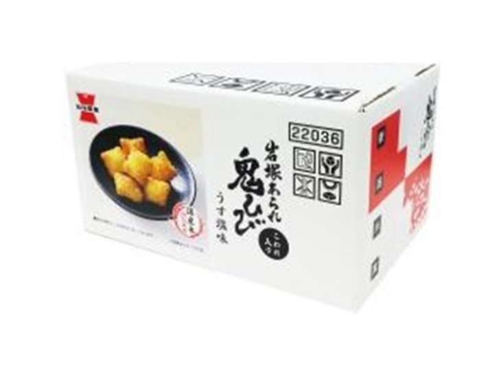 岩塚製菓 岩塚あられ鬼ひびうす塩味２３２ｇ ×1 【送料込】(一部地域別途)画像