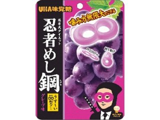 味覚糖 忍者めし鋼 グレープ味４５ｇ ×10 【送料込】(一部地域別途)の画像