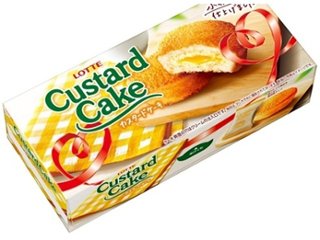 ロッテ カスタードケーキ ６個 ×5 【送料込】(一部地域別途)の画像