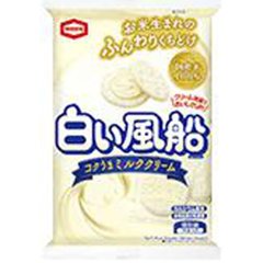 亀田製菓 白い風船 コクうまミルククリーム１５枚 ×12の画像