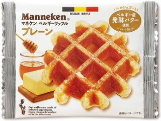 マネケン プレーンワッフル １個   ×6 【送料込】(一部地域別途)の画像