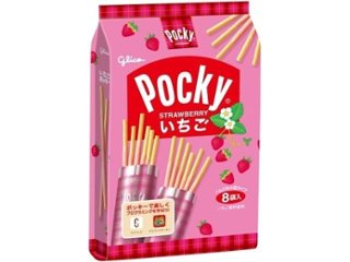 グリコ いちごポッキー ８袋   ×6 【送料込】(一部地域別途)の画像