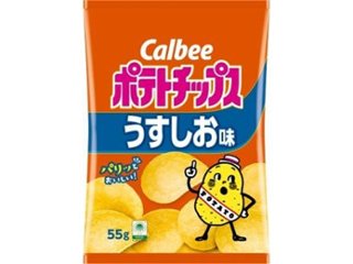 カルビー ポテト うすしお味５５ｇ ×16 【送料込】(一部地域別途)の画像