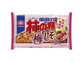 亀田 柿の種梅しそ ６袋詰１６４ｇ ×12 【送料込】(一部地域別途)の画像