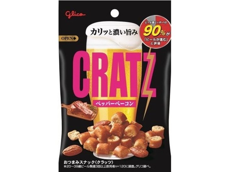 グリコ クラッツ ペッパーベーコン４２ｇ ×12 【送料込】(一部地域別途)画像