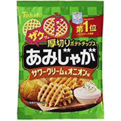 東ハト あみじゃがサワークリーム＆オニオン味５８ｇ ×12の画像