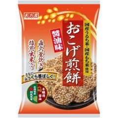 天乃屋 おこげ煎餅醤油味 ９枚   ×12の画像