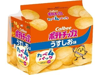 カルビー ポテトＣうすしお味たべよんパック ９６ｇ ×8 【送料込】(一部地域別途)の画像