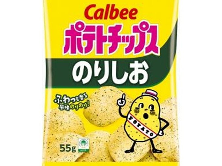カルビー ポテト のりしお５５ｇ ×16 【送料込】(一部地域別途)画像