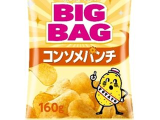 カルビー ビッグバッグ コンソメパンチ１６０ｇ ×12 【送料込】(一部地域別途)の画像