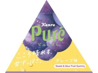 カンロ ピュレグミプチ三角 グレープ１３ｇ ×24 【送料込】(一部地域別途)の画像