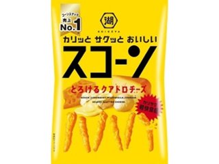 湖池屋 スコーン とろけるクアトロチーズ７３ｇ ×12 【送料込】(一部地域別途)の画像