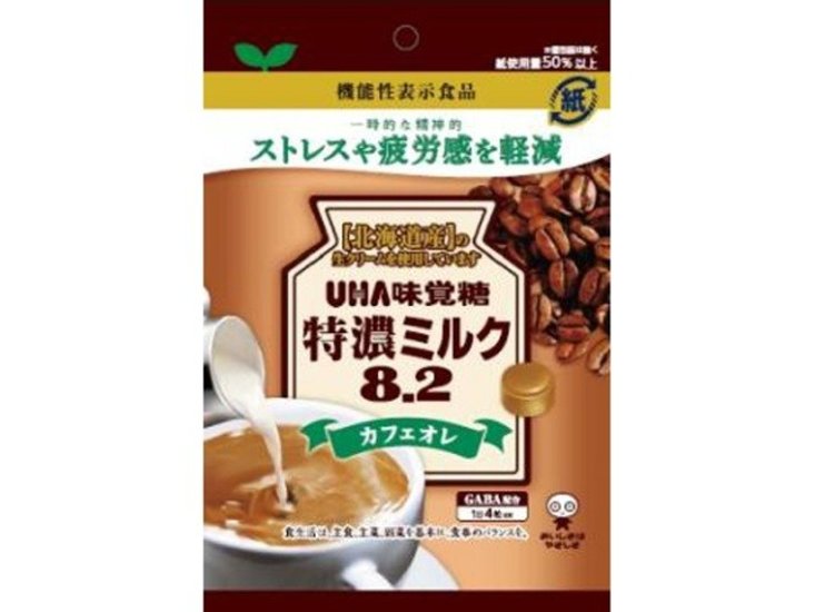 味覚糖 機能性表示特濃ミルク８．２カフェオレ９３ｇ ×6 【送料込】(一部地域別途)画像