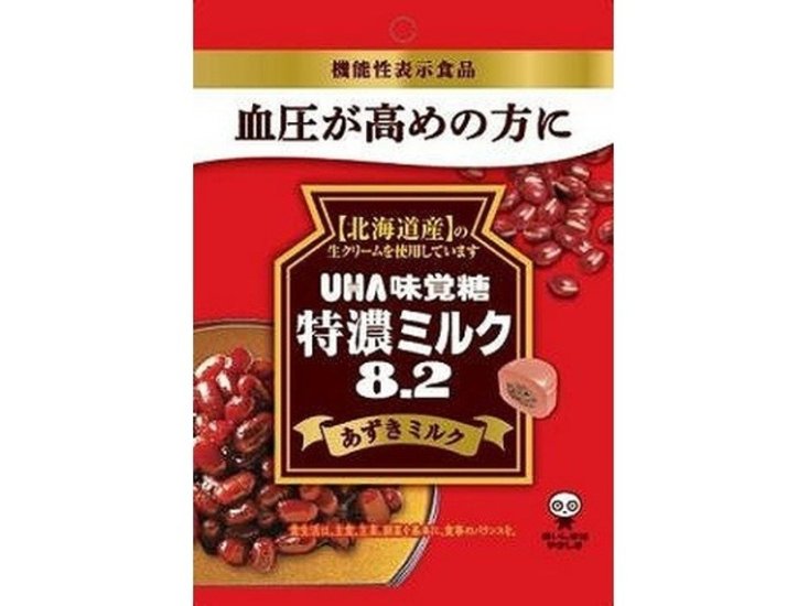 味覚糖 機能性表示食品特濃ミルクあずきミルク ×6 【送料込】(一部地域別途)画像