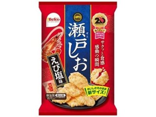 栗山米菓 瀬戸しお えび塩味７６ｇ  ×12 【送料込】(一部地域別途)の画像