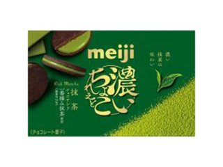 明治 濃いちょこれえと 抹茶チョコサンド６枚 ×5 【送料込】(一部地域別途)の画像