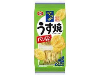 亀田のうす焼サラダ ８０ｇ   ×12 【送料込】(一部地域別途)の画像